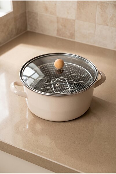 Bambum Lumino Frying Pan Beige 22cm
