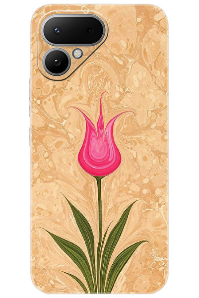 TECNO Pova Curve 2 5G (LK7k) Uyumlu Kılıf Desen Baskılı Silikon Lale Tasarım ...