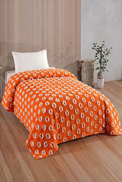 LADYNİL Pompom Patterned Single Bedspread 150X210 cm |   100% Cotton |   Dowr...