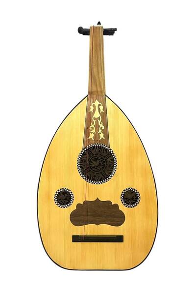LULUAT AL FAN Egyptian Craft Oud Machine with Case Pearl of Art Model No. R001