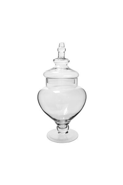 Alberto glass pear shape candy jar