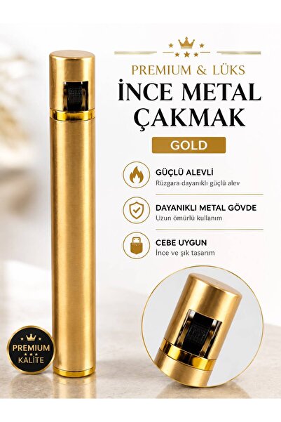Yakamoz ince metal çakmak