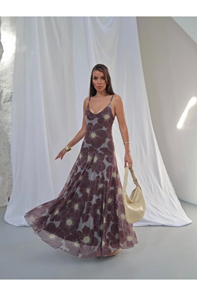 Paw Garage Women's Nancy Lined Tulle Dress with Adjustable Straps