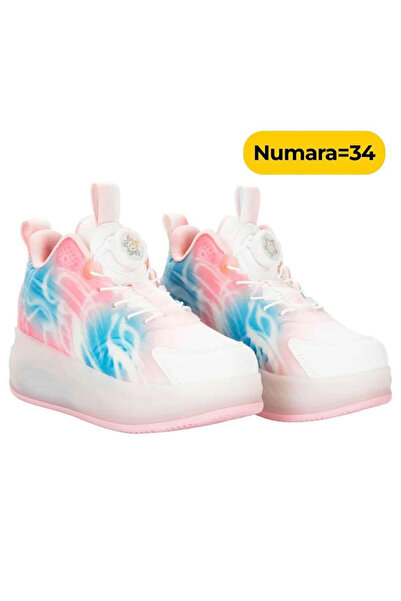 NW NessiWorld Sports Işıklı Patenli Kız Spor Ayakkabı 34 Numara