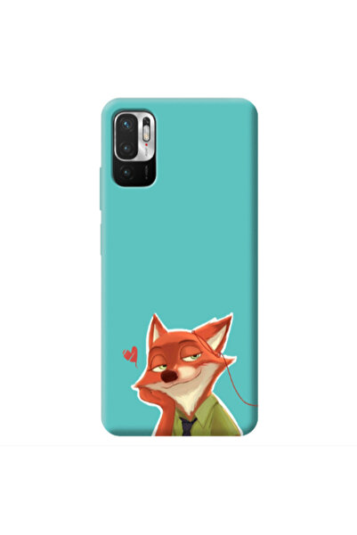 Other Xiaomi Redmi Note 10 Pro 5G Valentines 15 Turquoise Colored Silicone TP...