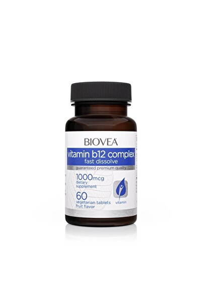Biovea Vitamina B12 1000 mcg Metilcobalamină cu dizolvare rapidă, 100 comprimate