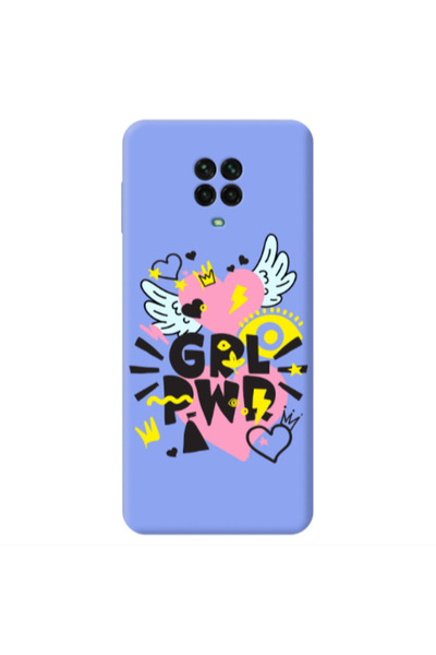 Other Xiaomi Redmi Note 9 Pro Grl Pwr Light Purple Colored Silicone TPU Θήκη