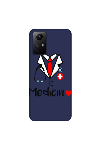 Other Xiaomi Redmi Note 12s Medicin Dark blue Colored Silicone TPU Θήκη