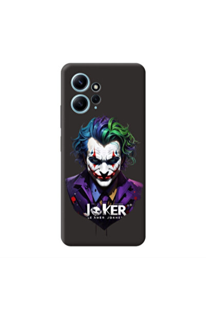 Other Xiaomi Redmi Note 12 4G Le amer Joker Black Colored Silicone TPU Θήκη