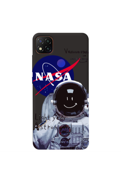 Other Xiaomi Redmi 9c Vacuum State Black Colored Silicone TPU Θήκη