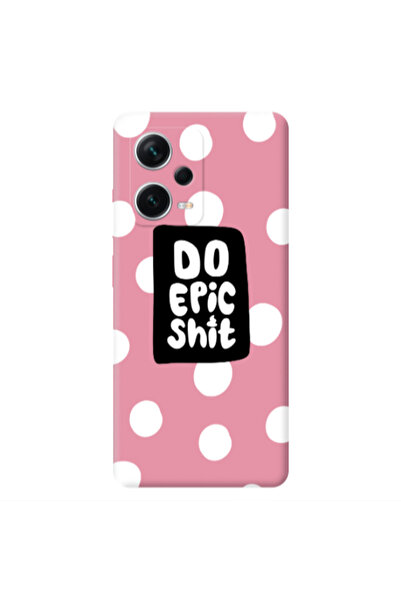 Other Xiaomi Poco X5 Do Epic Shit Pink Colored Silicone TPU Θήκη