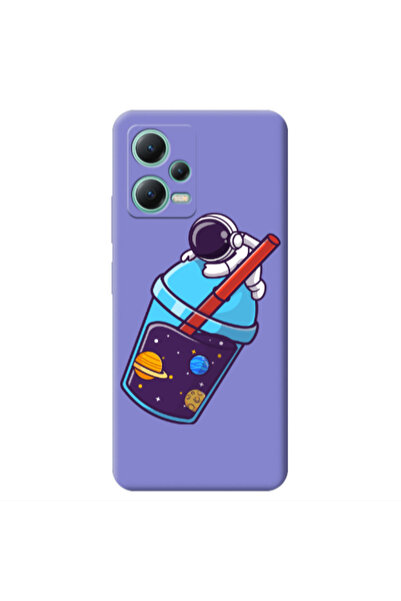 Other Xiaomi Redmi Note 12 Pro 5G Longing in space Purple Colored Silicone TP...