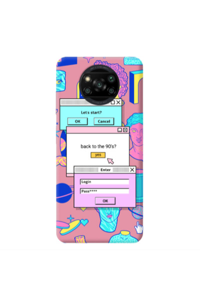 Other Xiaomi Poco X3 /X3 Pro Enter Login Pink Colored Silicone TPU Θήκη