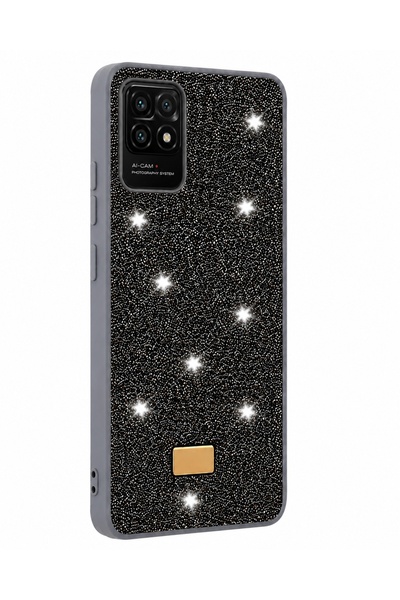 Pilanix حافظة هاتف Xiaomi Redmi 10 2022 من السيليكون ذات حواف مرصعة بالألماس ...