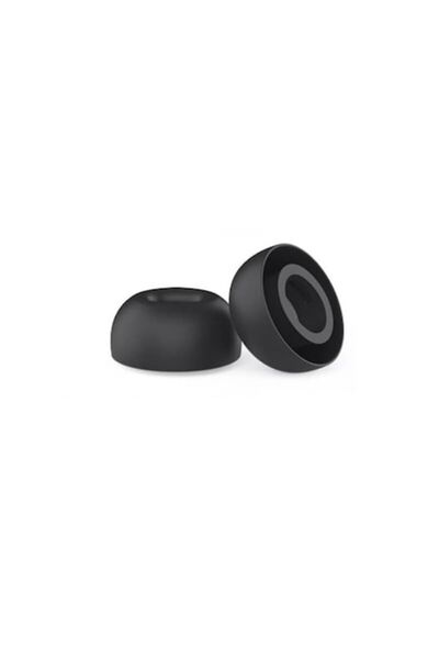 Edman Set de 2 dopuri de silicon pentru AirPods Pro Gen 3, Mărimea L, Negru