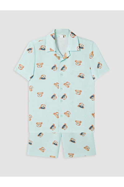 LC Waikiki Shining Choices from Shining Store Cuban Roba Collar Boy's Pajama ...
