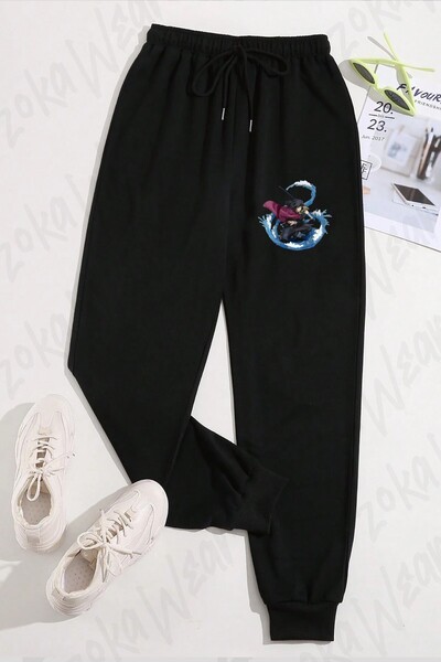ZOKAWEAR Unisex Water Giyu Tomioka Demon Slayer Kimetsu No Yaiba Printed Swea...