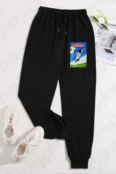 ZOKAWEAR Unisex Shoot Football Captain Tsubasa Printed Sweatpants
