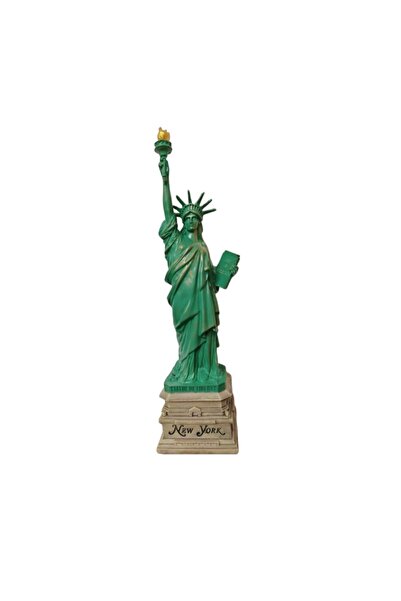 Choice 27cm green Statue of Liberty resin Statue Desk Accessories Collectible...