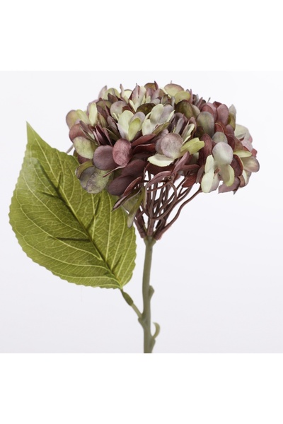 Choice4 green brown 1 Piece Artificial Hydrangea Fake Flowers Home Decoration...