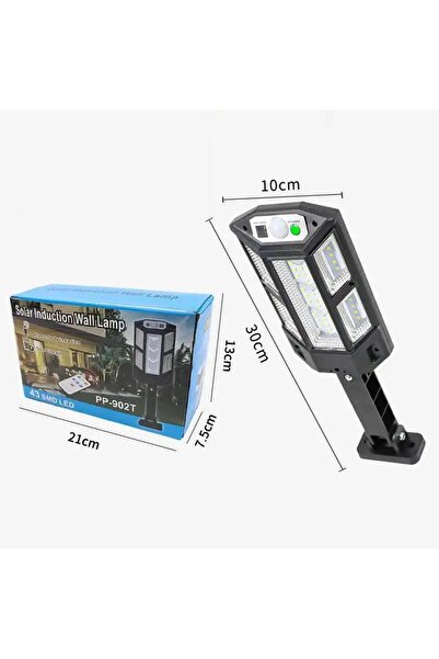 Choice3 مصباح شمسي قوي بـ 43 مصباح LED بقوة 95000000 لومن، 360/264/167 LED، إ...