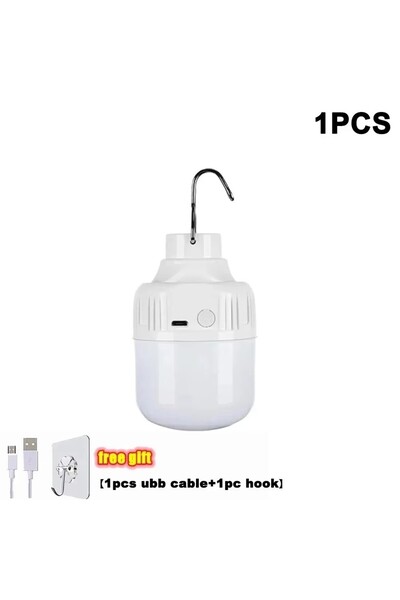 Choice3 80wa-1pcs 1-10pcs USB Rechargeable LED Lamp Bulbs High Brightness Out...