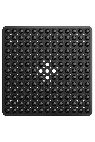 Choice7 53x53cm Black 53x53cm Non Slip Shower Mat for Inside Shower Stall Mat...