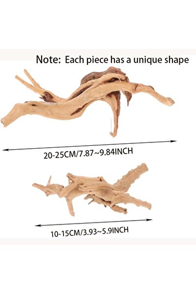 Choice 2PCS 2Pcs Aquarium Driftwood Decor Dead Wood Rhododendron Root Fish Ta...