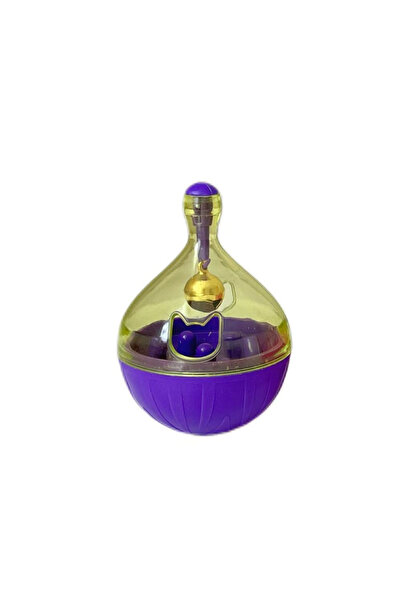 Choice PURPLE 1 PC Parrot Bird Hamster Tumbler Toy Treat Dispenser Bell Forag...