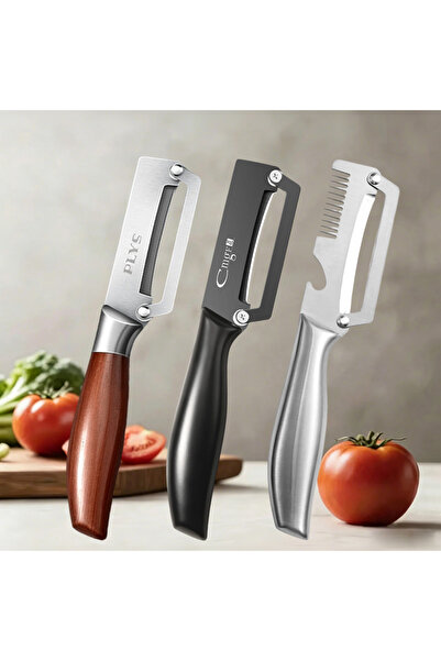 Choice 3pcs Multifunctional Peeler Stainless Steel Home Kitchen Tool Durable ...