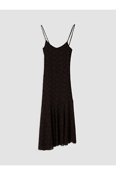 LC Waikiki Peak New Season Rope Strap Lace Dress