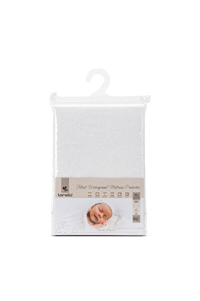 LORELLİ Husa protectie saltea impermeabila, 70 x 140 + 20 cm, bumbac 100%, White