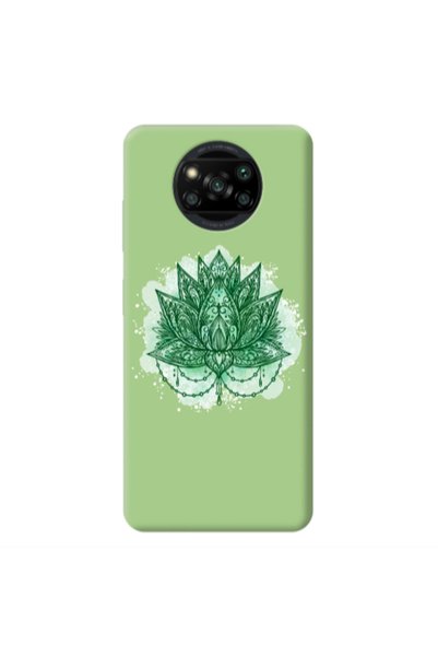 Other Xiaomi Poco X3 /X3 Pro Witch leaf Light Green Colored Silicone TPU Θήκη