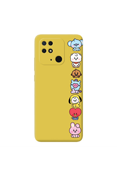Other Xiaomi Redmi 10C Lovely animals Yellow Colored Silicone TPU Θήκη