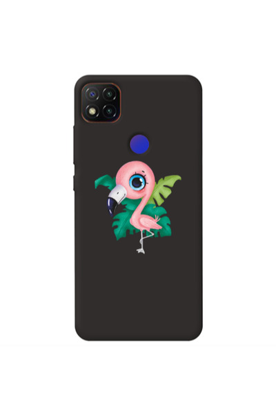 Other Xiaomi Redmi 9c Swan Black Colored Silicone TPU Θήκη