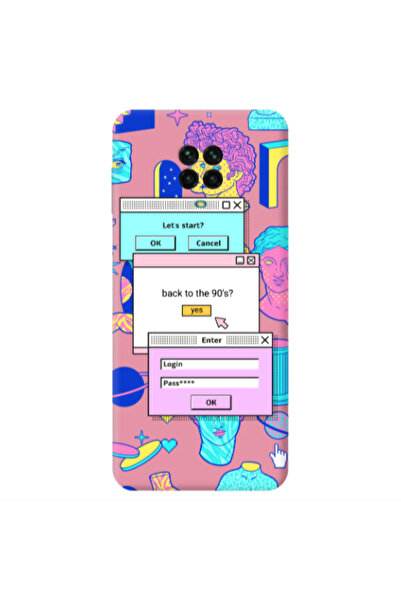 Other Xiaomi Redmi Note 9 Pro Enter Login Pink Colored Silicone TPU Θήκη