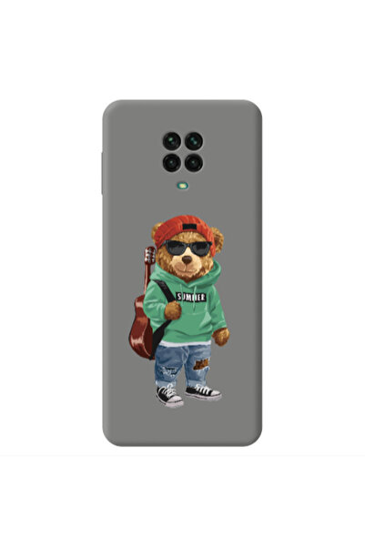 Other Xiaomi Redmi Note 9 Pro Summer Tedy Grey Colored Silicone TPU Θήκη