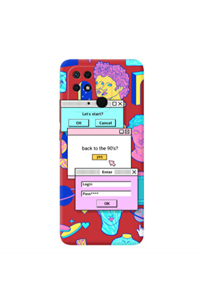 Other Xiaomi Redmi 10C Enter Login Red Colored Silicone TPU Θήκη