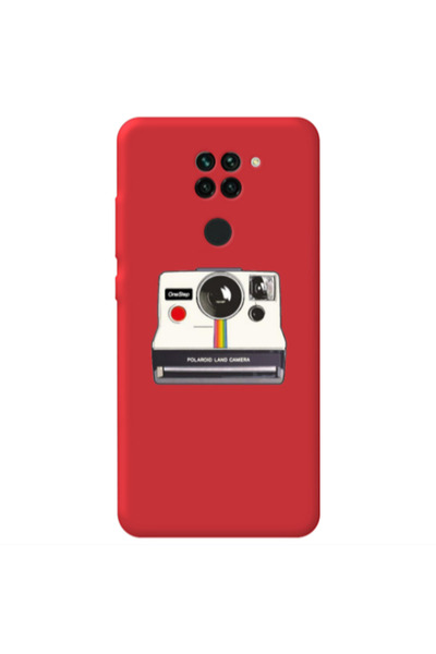 Other Xiaomi Redmi Note 9 Polaroid land camera Red Colored Silicone TPU Θήκη