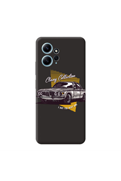 Other Xiaomi Redmi Note 12 4G Classy Collection Black Colored Silicone TPU Θήκη