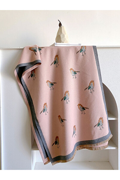 Choice4 Pink Thick Cashmere Blanket Women Scarf Warm Pashmina Shawl Winter Wr...