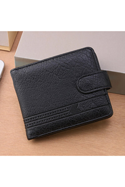 Choice Black Men's Slim Leather Wallet, Quality Zipper Purse with Coin Pocket...