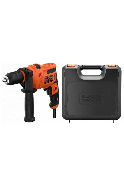 Black&Decker Mașină de găurit cu percuție, Black and Decker, BEH 200 K, cu fi...