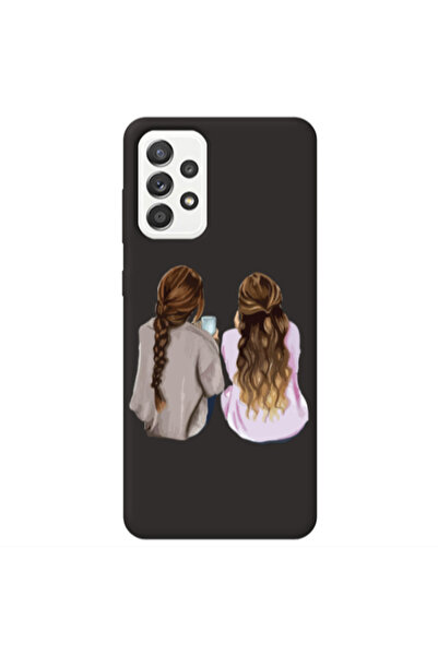 Other Samsung A23 Friends Black Colored Silicone TPU Θήκη