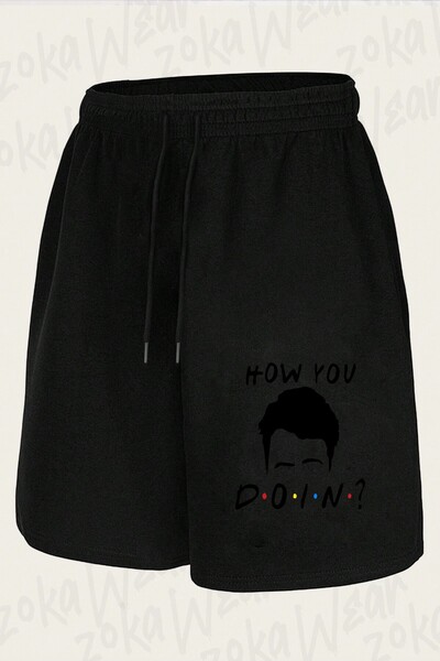 ZOKAWEAR Unisex How You Doin Design Printed Shorts
