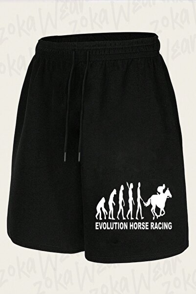ZOKAWEAR Unisex Horse Racing Horse Race V2 Design Printed Shorts
