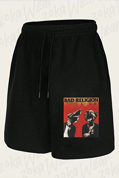 ZOKAWEAR Unisex σορτς με στάμπα Bad Religion v3