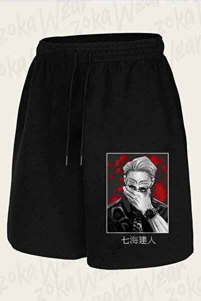 ZOKAWEAR شورت مطبوع بتصميم Jujutsu Kaisen Kento Nanami v2 للجنسين