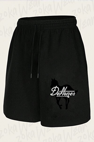 ZOKAWEAR شورت مطبوع بتصميم Deftones v25 للجنسين