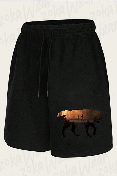 ZOKAWEAR Unisex Life is Strange 2 Σορτς με στάμπα Wolf Brothers
